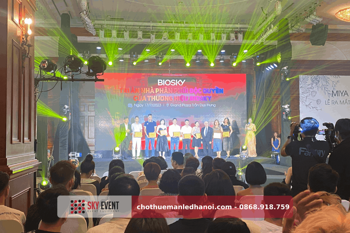 SKY EVENT chuyên cho thuê âm thanh ánh sáng tại Hà Nội uy tín, chuyên nghiệp